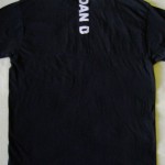 Črna - Krog (zadaj) Moška majica velikosti M, L, XL in XXL